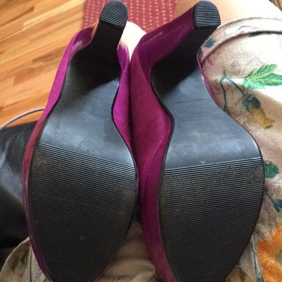 Pink suave platform heels - Picture 5 of 5